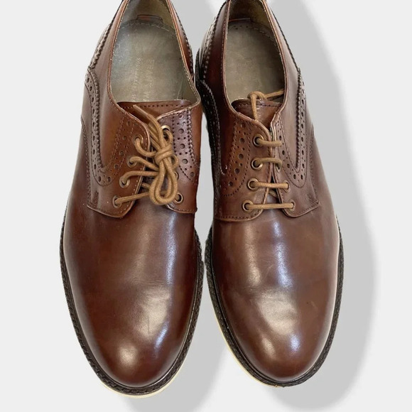 FRANK Wright Marvin‎ Leather Brogue Oxford Shoe - Picture 3 of 7